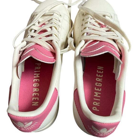 Adidas Originals Stan Smith Tre-Tongue Pink Lace Up Sneakers. Shoes. 6.5. 6 1/2. - Picture 11 of 14
